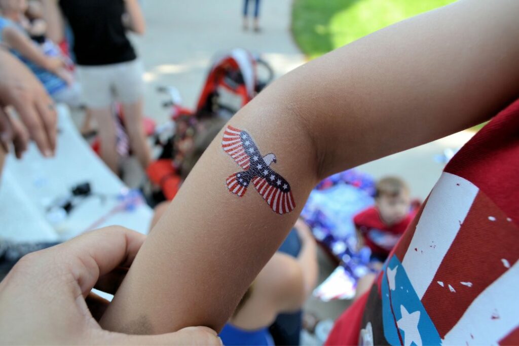 Zmywalny tatuaż dla dzieci